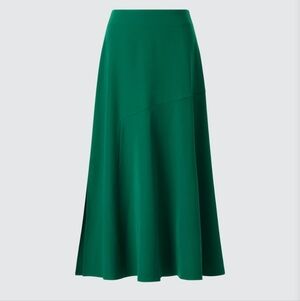 Uniqlo C  Women's Green  Mermaid Midi Skirt Size 6